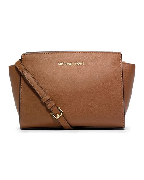 michael kors selma medium messenger brown|Michael Kors selma medium crossbody.